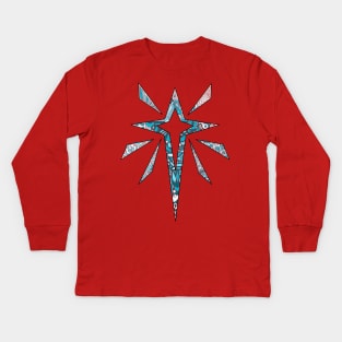 Saphire Star monster hunter (lined) Kids Long Sleeve T-Shirt